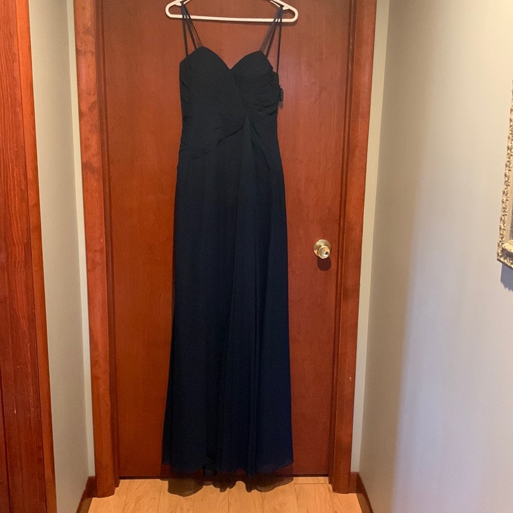 NWOT Faviana Blue Sweetheart strapless gown